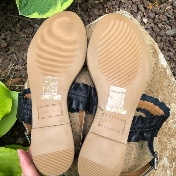 🖤 Chelsea Crew Leather Ruffled Sandal 🖤 - Picture 11 of 15